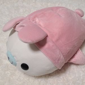 San-x Mamegoma Pink Bunny Japanese Plush 16"